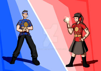 Spellbinder Power Suits Team Fortress 2 style