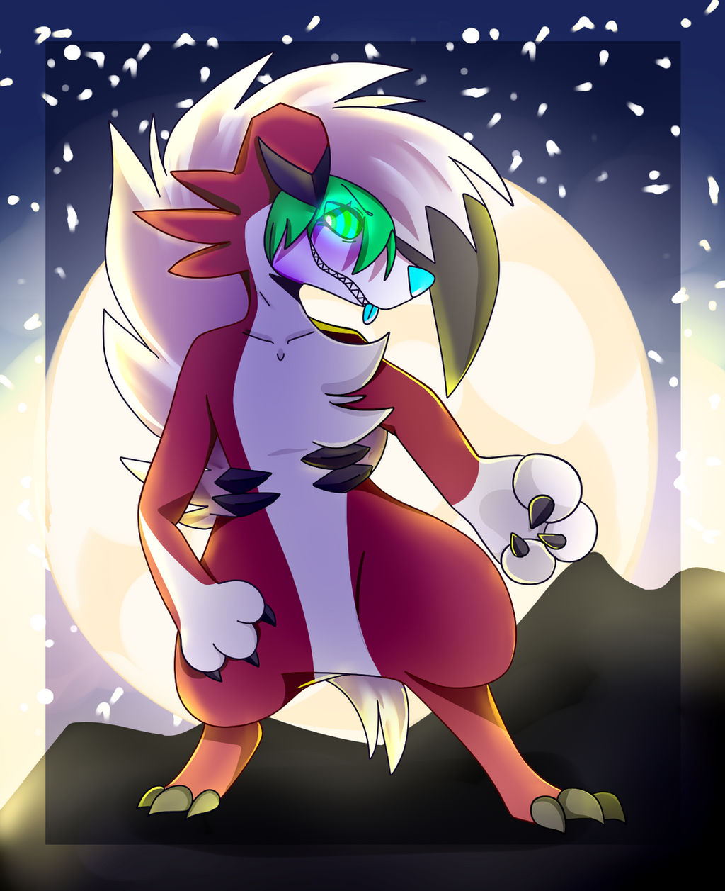 Luna Dressed Up As Lycanroc midnight Form By GALAXYwolf122 On DeviantArt luna-dressed-up-as-lycanroc-midnight-form-by-galaxywolf122-on-deviantart