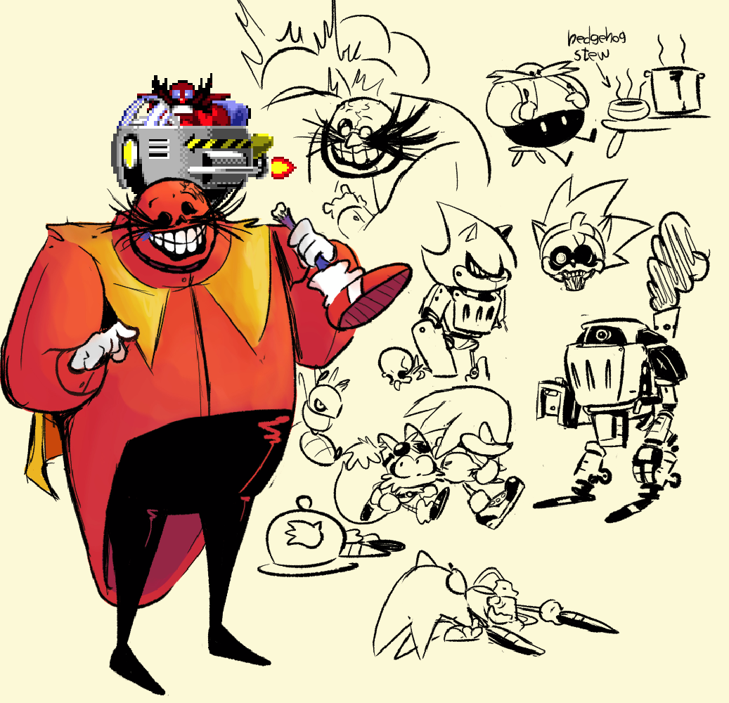 Eggman/Robotnik redesign by Nerfuffle on DeviantArt