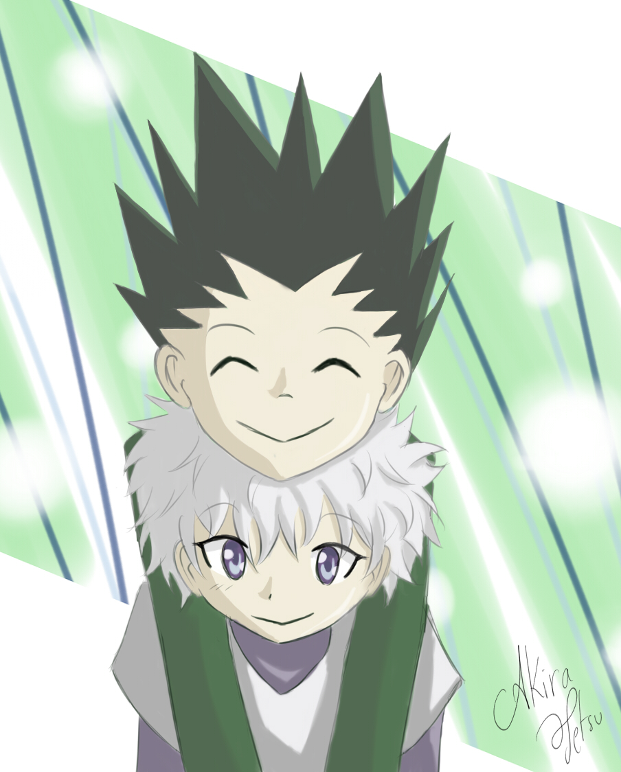 Killua X Gon By Akira Tetsu On Deviantart Killua X Gon By Akira Tetsu On Deviantart