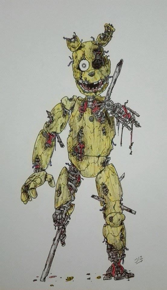 Nightmare Springtrap By TheJege12 On DeviantArt