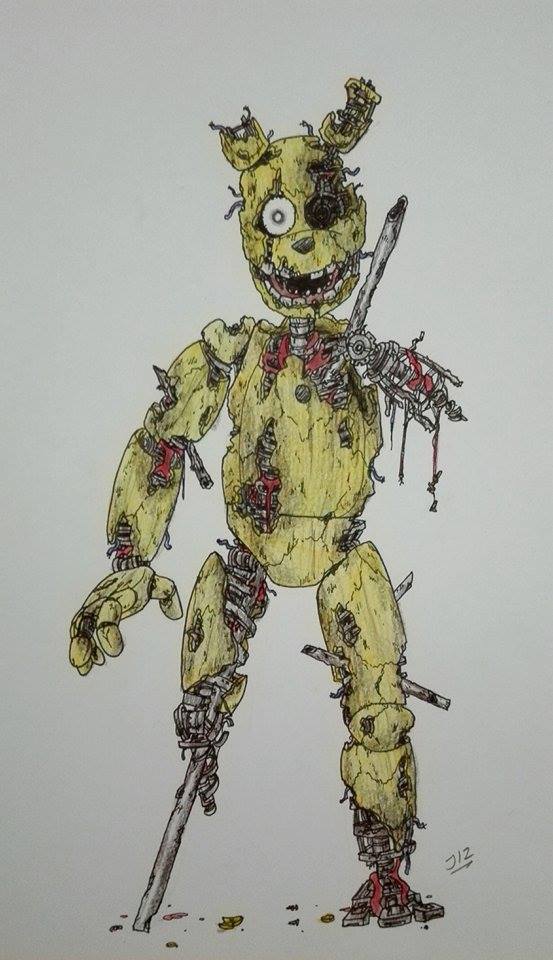 Nightmare Springtrap (fanart)