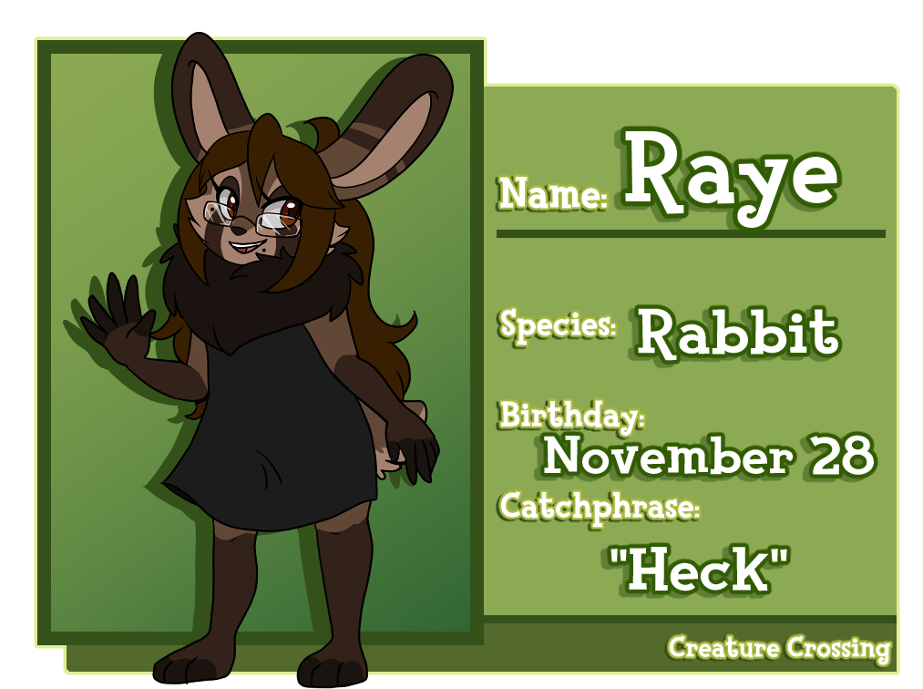 CC - Raye the Rabbit by TheMidnightMage on DeviantArt