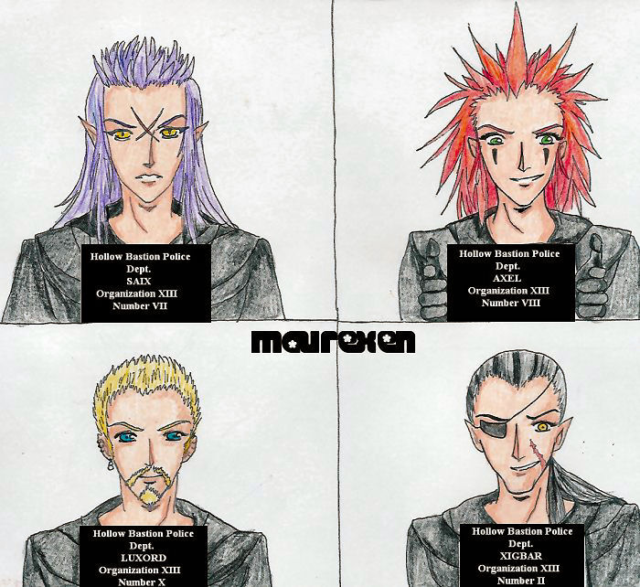 Organization XIII Mugshots-1