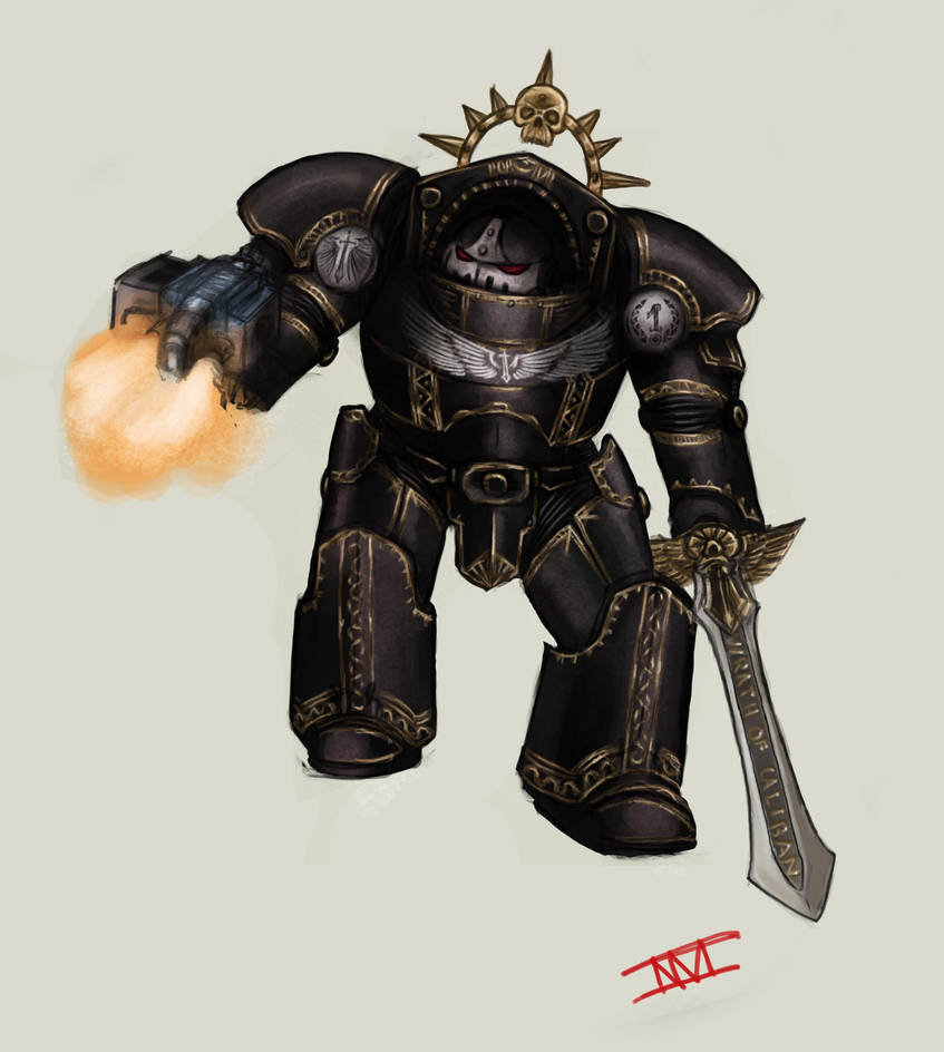 Dark Angel chapter master in Tartaros terminator a by KekAuCitron on ...