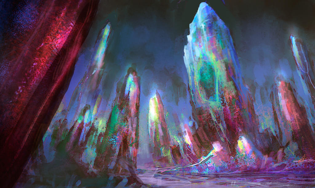 Crystal mine by elbardo on DeviantArt