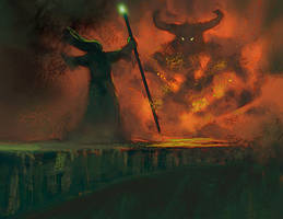 Gandalf vs Balrog