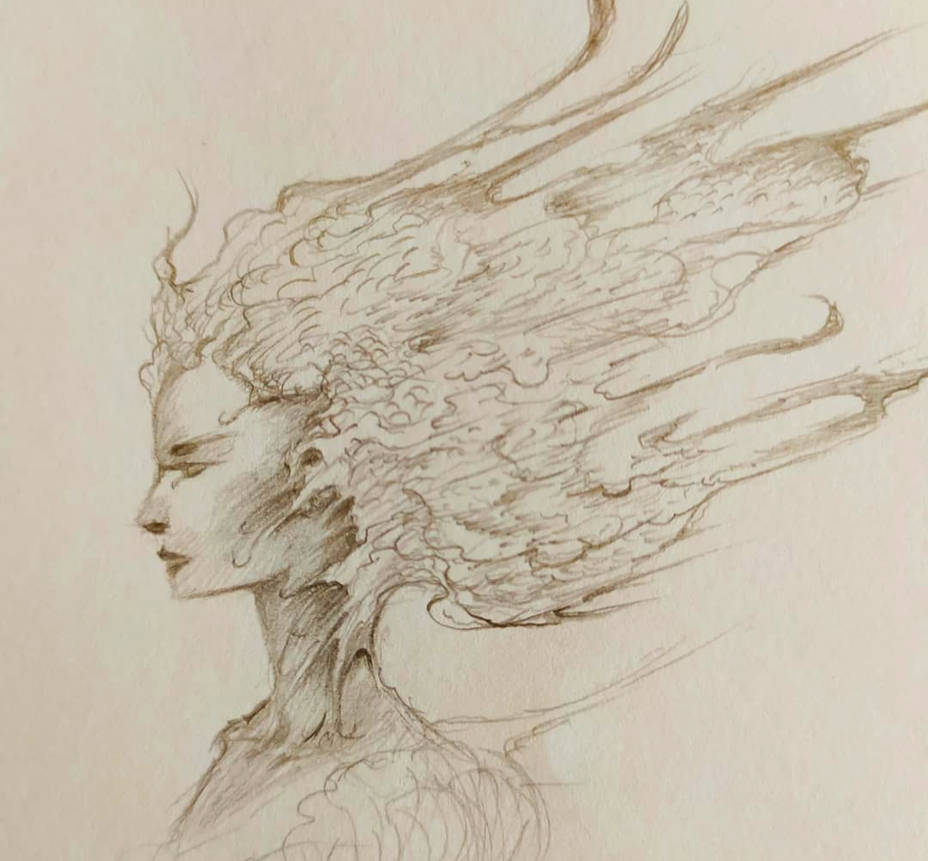 Wind girl by elbardo on DeviantArt