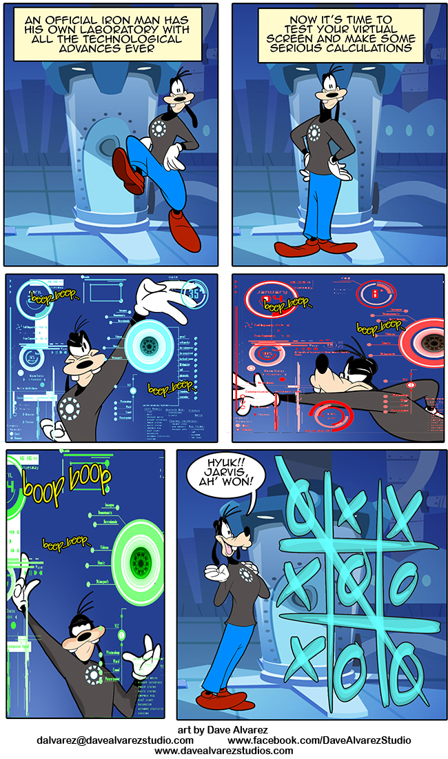 Goofy in How to be an Iron Man Page 5