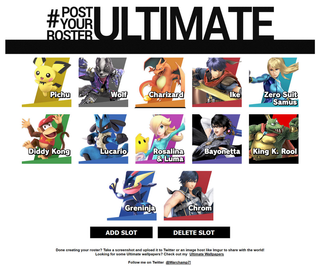 Smash Roster Names Ultimate My Smash Ultimate Roster by MellowSunPanther on DeviantArt
