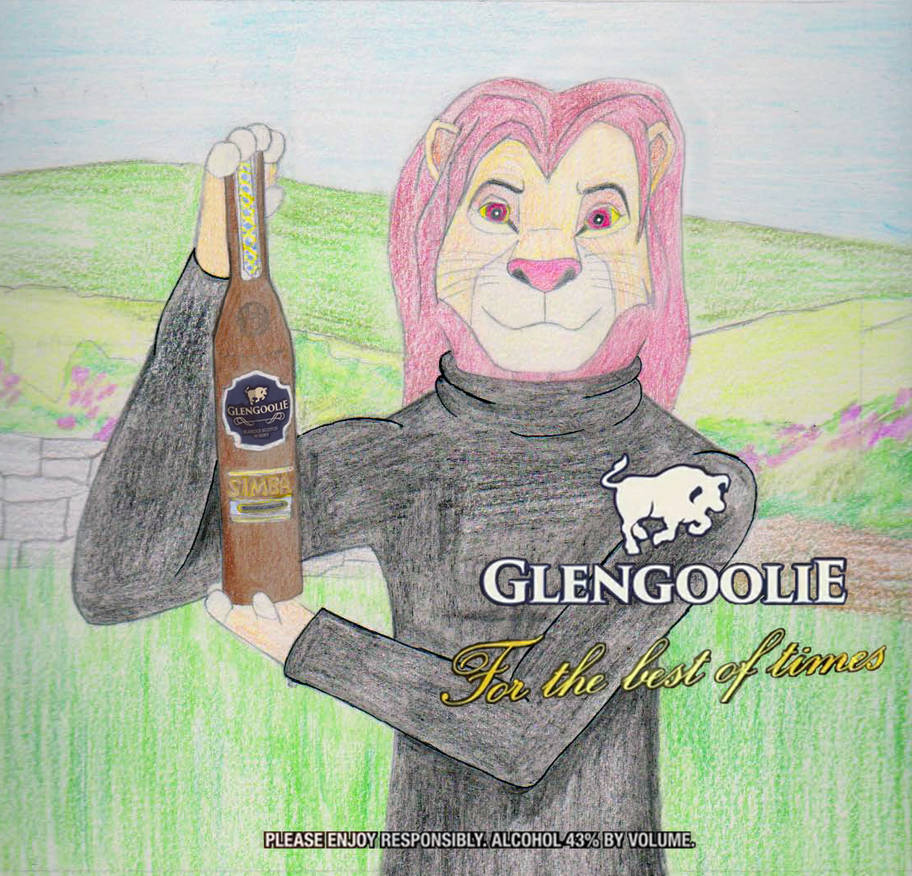 Simba Advertising Glengoolie by MellowSunPanther on DeviantArt