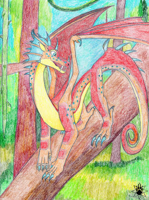 Jaguar the Rainwing on the Prowl