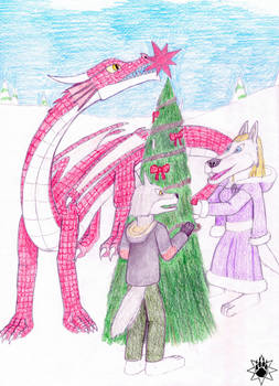 Caedroch's Christmas with Harvey and Gwenyth