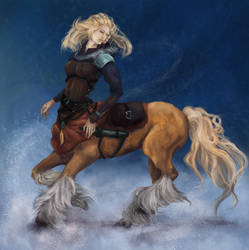 Centaur girl by Owlet-in-chest