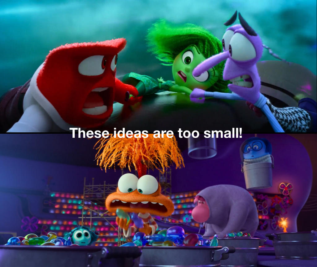 Inside Out Small Inside Out 2 - These Ideas are Too Small! by boyfriendgirlfriend1 on ...