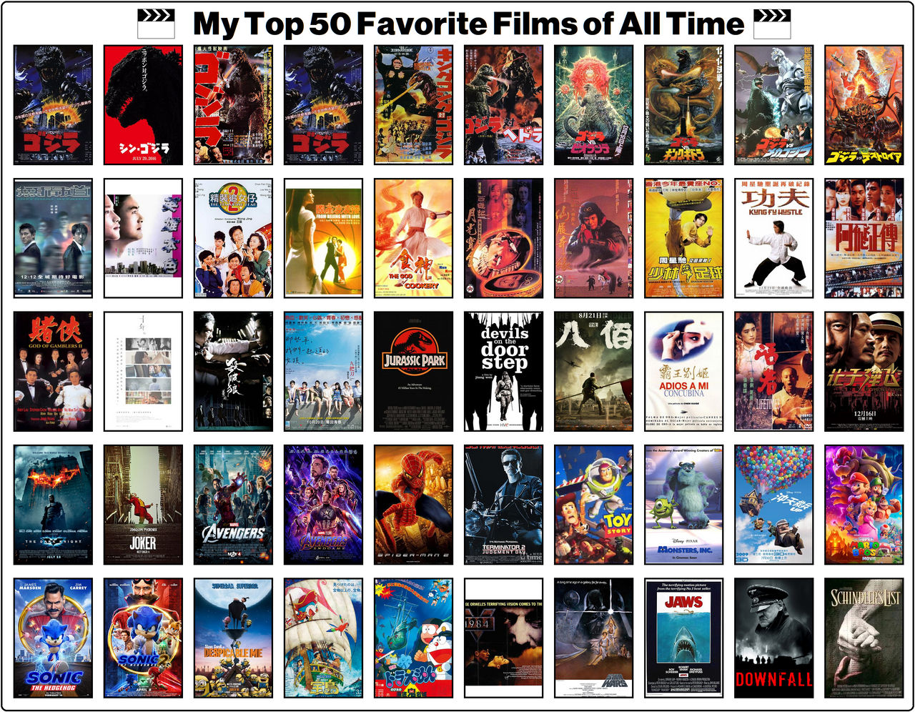 Top 5 Films My Top 50 Favorite Films of All Time by kaisersonlee on DeviantArt