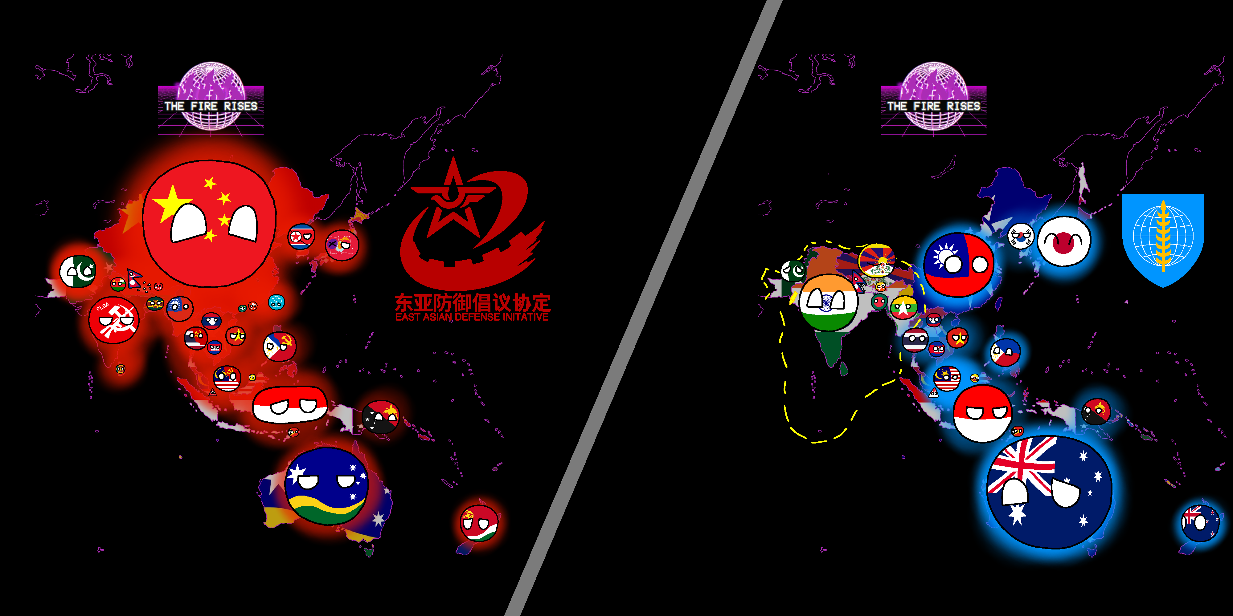 The fire rises hoi4 east asia countryball by kaisersonlee on DeviantArt