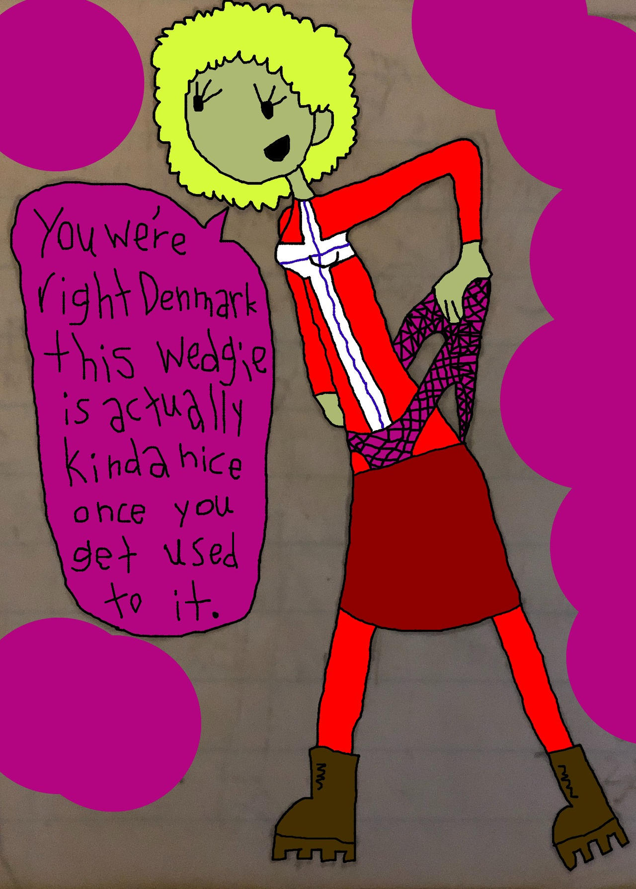 Sister Norway Wedgie by ehano on DeviantArt