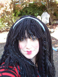 Halloween doll wig