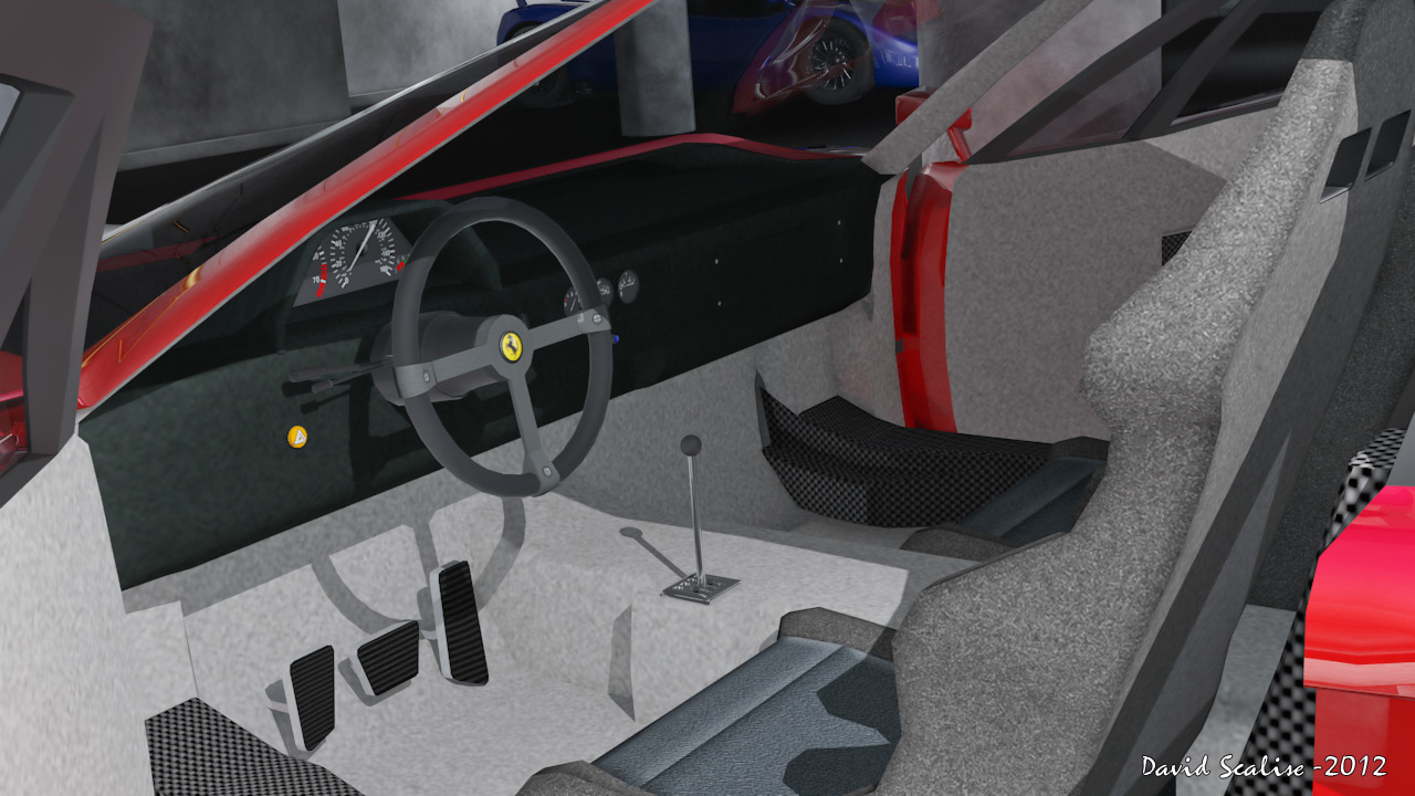 Ferrari F40 Interior By K1092000 On Deviantart
