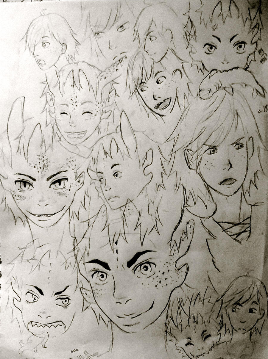 HTTYD - human Toothless by lemon-lime-lover on DeviantArt