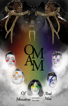 Of Monsters and Men gig Fanposter