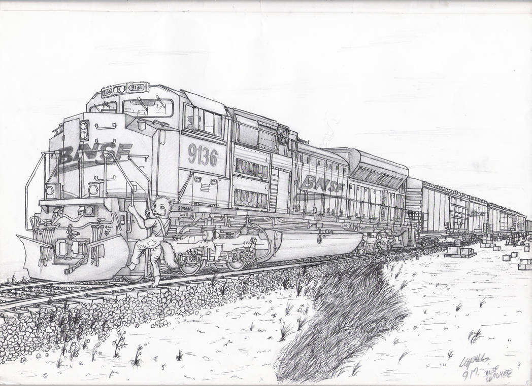 Download BNSF 9136 EMD SD70ACe by orang111 on DeviantArt
