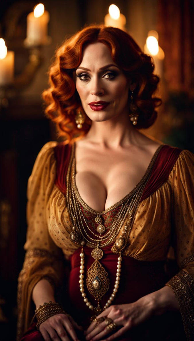 Christina Hendricks mature gypsy witch