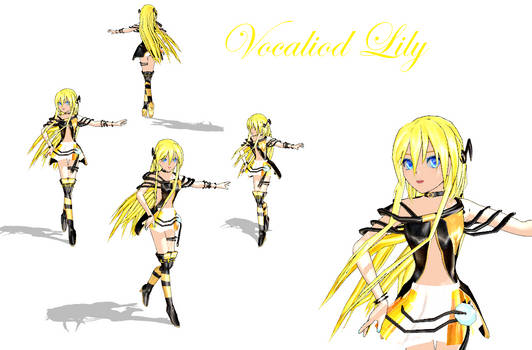 MMD - Vocaloid Lily - Model DL