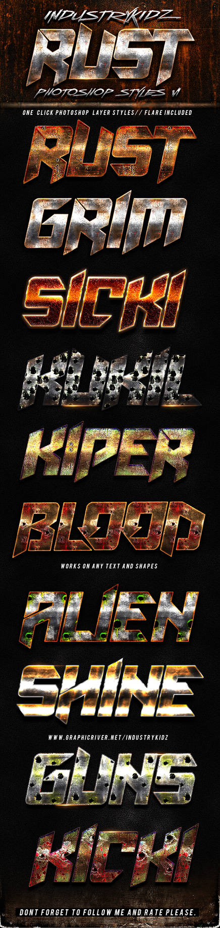 Rust Photoshop Layer Styles v1 by Industrykidz on DeviantArt