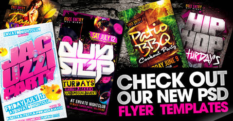 Check out our New Psd Flyer Print Templates
