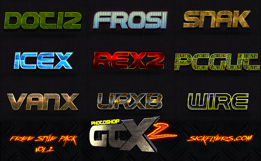 free photoshop layer styles