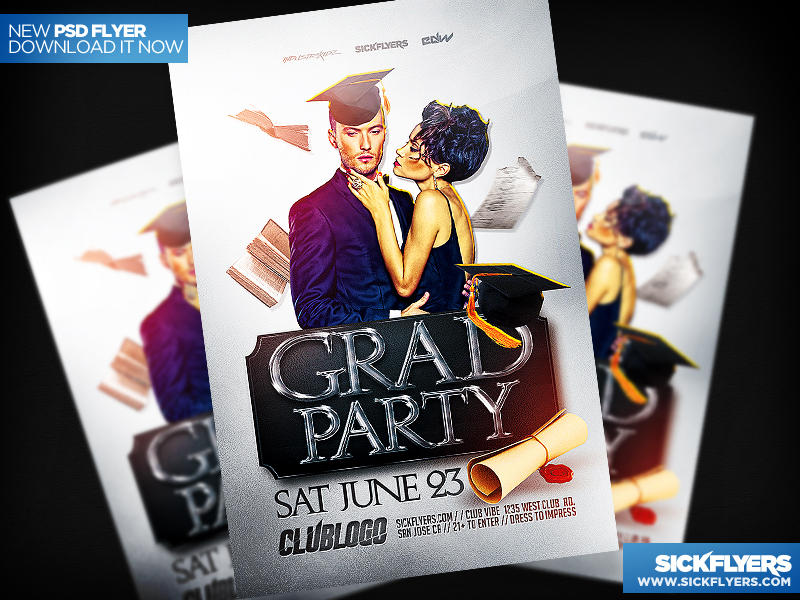 Graduation Flyer Template PSD by Industrykidz on DeviantArt