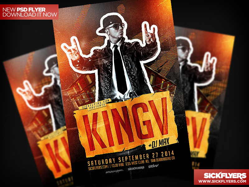 Hip Hop Flyer Template PSD