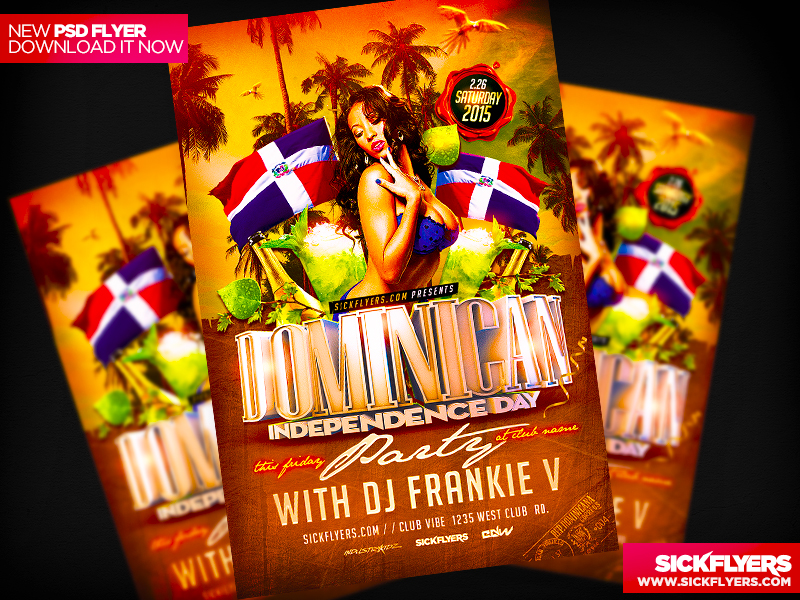 Dominican Independence Day Flyer