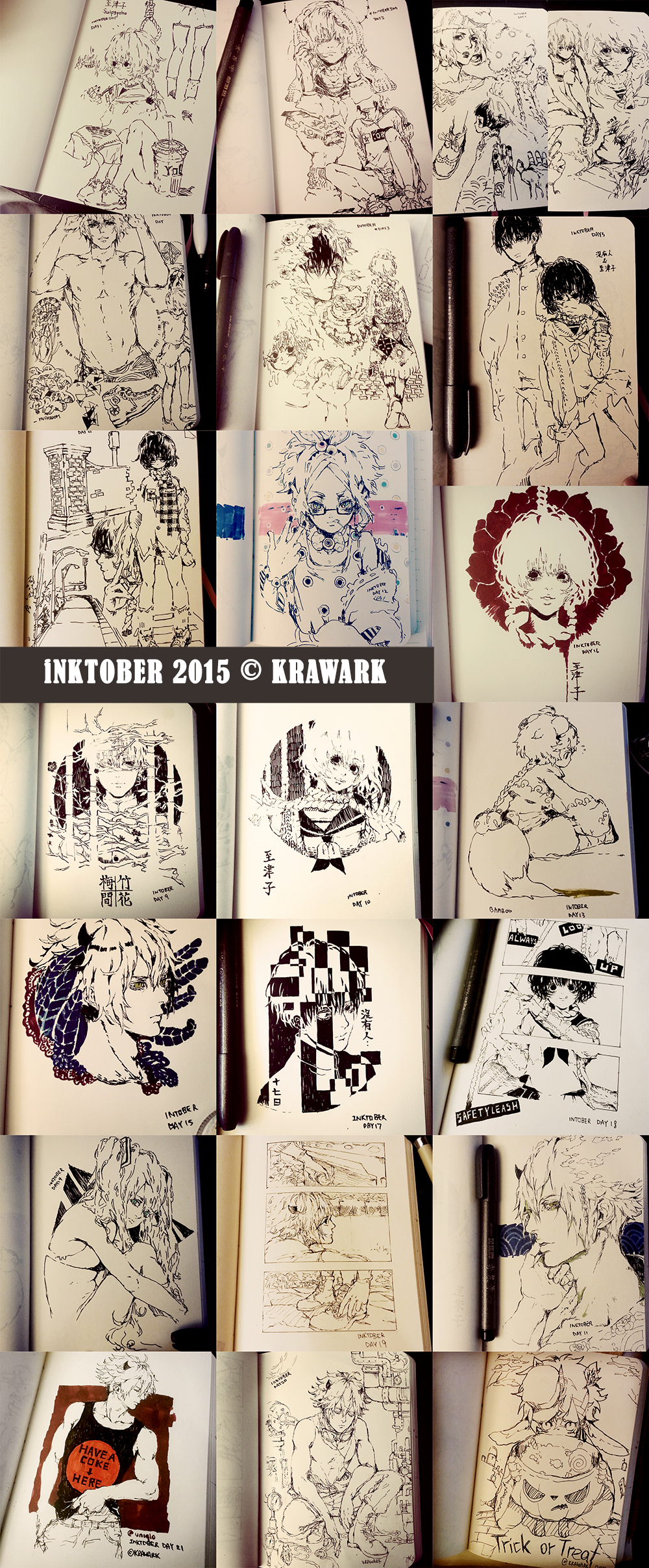 Inktober dumps