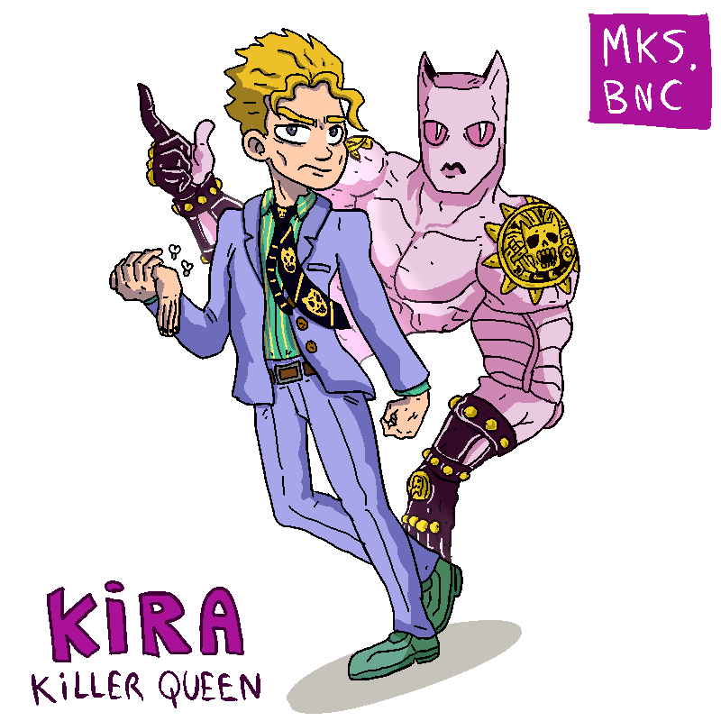 Yoshikage Kira JoJo's Bizarre Adventure Art Killer Queen, killer, purple,  superhero png