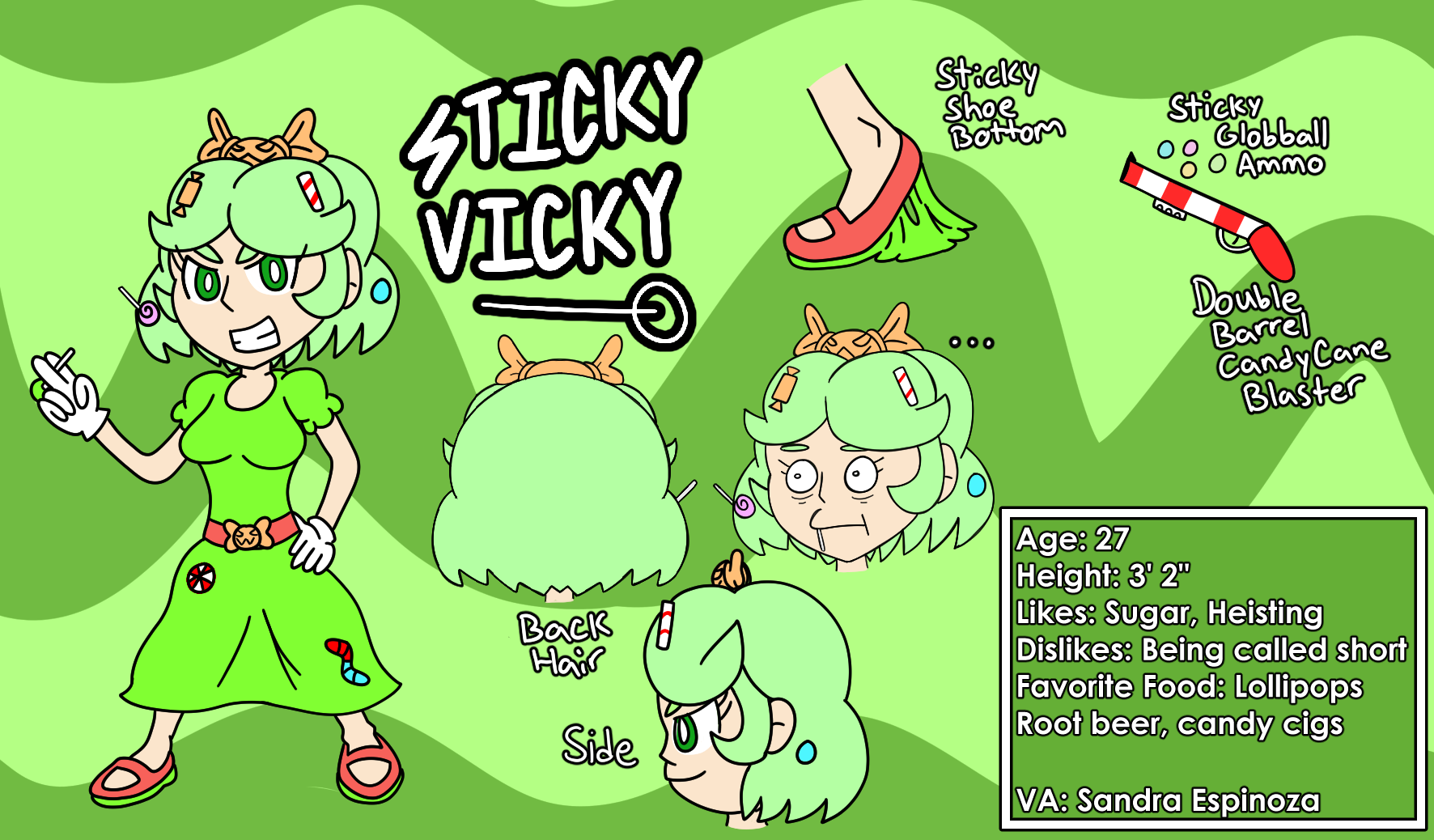 Sticky Vicky 2025 Bio by HakuZakuArt on DeviantArt