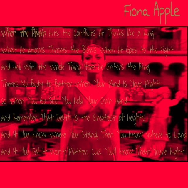 Encarte: Fiona Apple - When The Pawn - Encartes Pop