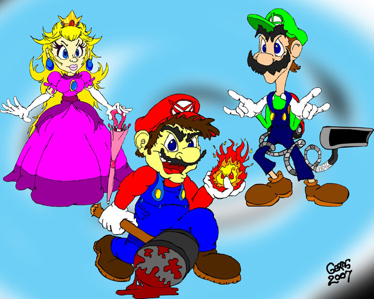 Super Mario Bros. by v-Germs-v on DeviantArt