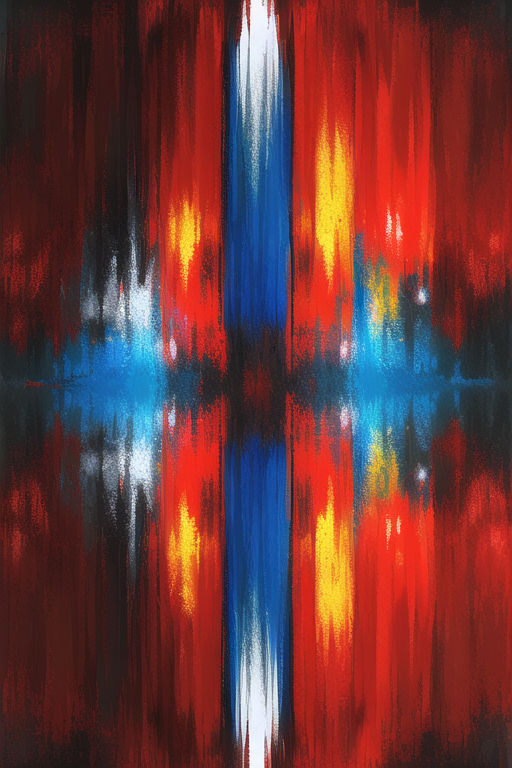Ai Abstract Red Painting by Neuralnestai on DeviantArt