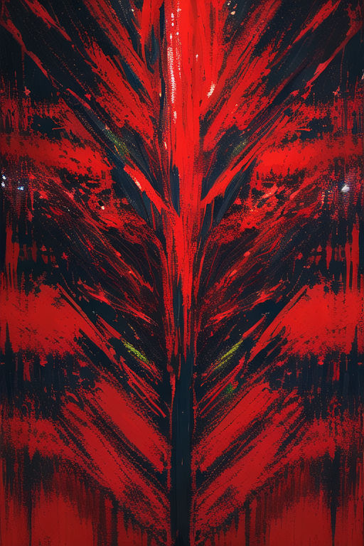 Abstract Red Abstract Painting {{{{Master by Neuralnestai on