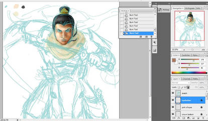 Liu Bei riding horse WIP