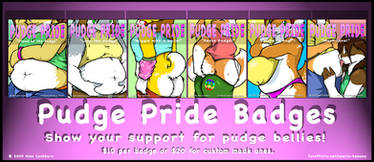 Pudge pride Badges