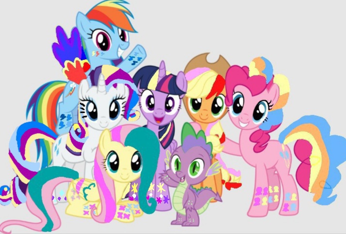 Rainbowfied Mane 6 W Spike By MLPdrawingsnapshot On DeviantArt rainbowfied-mane-6-w-spike-by-mlpdrawingsnapshot-on-deviantart