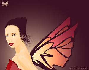 lady butterfly