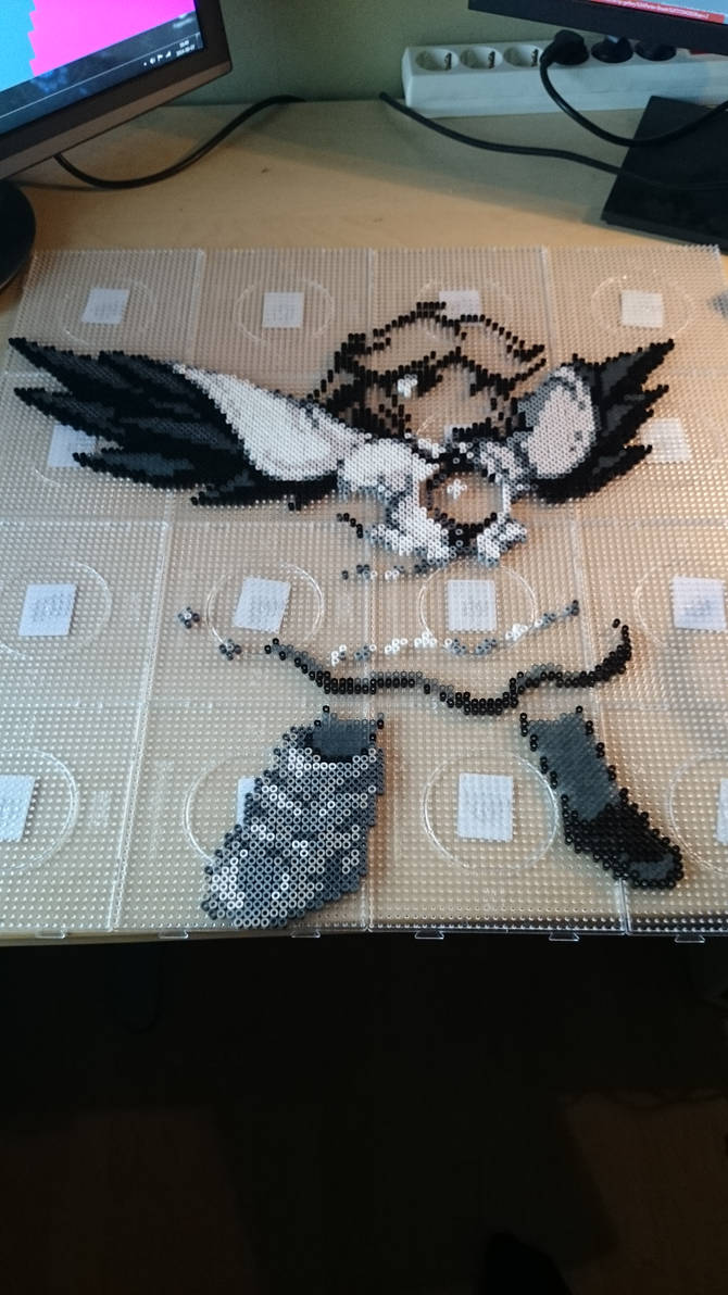 Touhou - Utsuho Reiuji (WIP) by MagicPearls