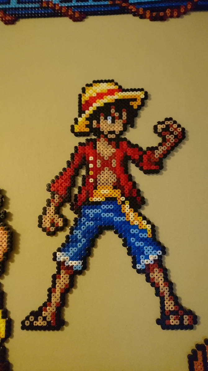 One Piece Character #1. Monkey D. Luffy by MagicPearls on DeviantArt