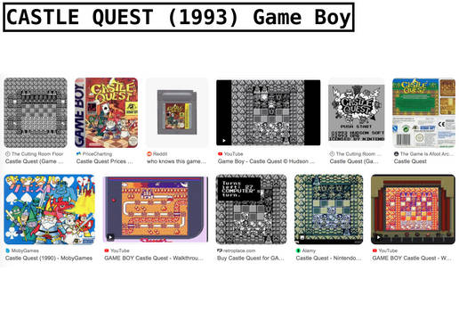 Castle Quest for Game Boy
