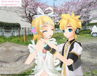 Rin and Len ... Hugging (?)
